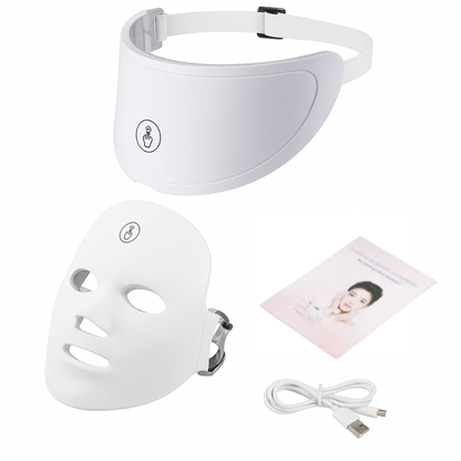 🔥本日限定セール🔥 LumiCure™ LEDフェイスマスク＋ネックマスク特別セット – 若返りを自宅で！今だけ首用マスクを無料プレゼント！